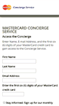 Mobile Screenshot of concierge.mastercard.com